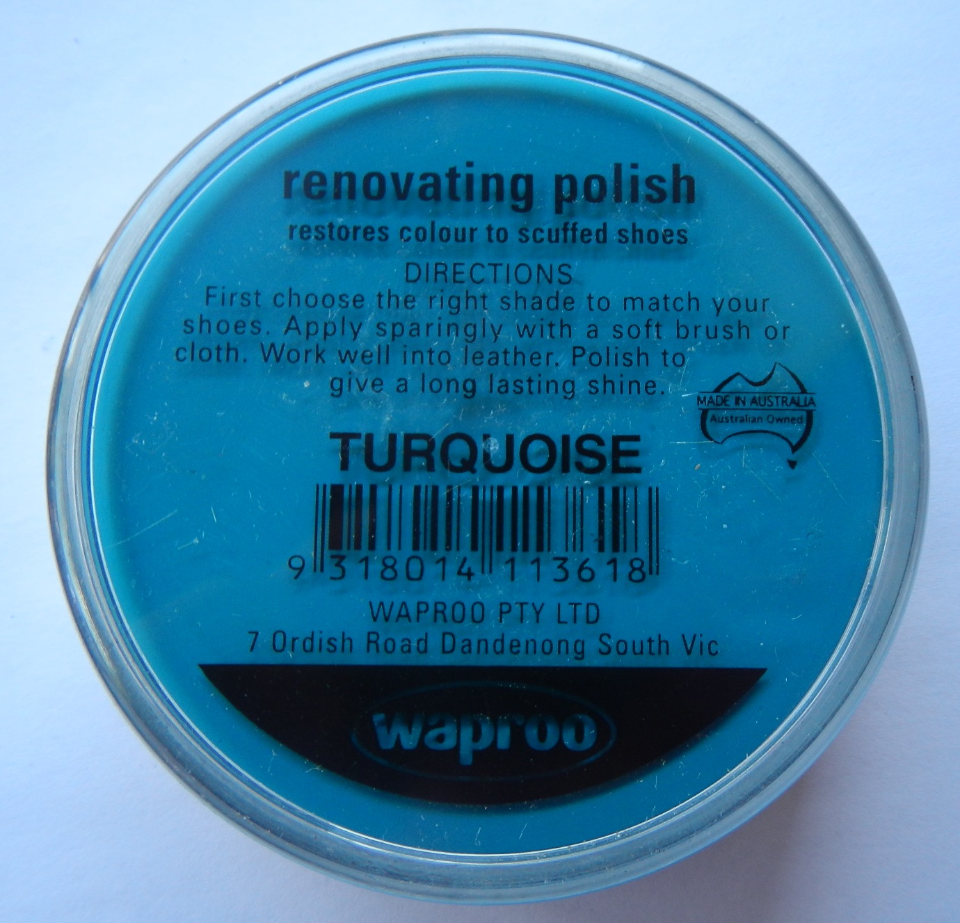 Turquoise renovating polish